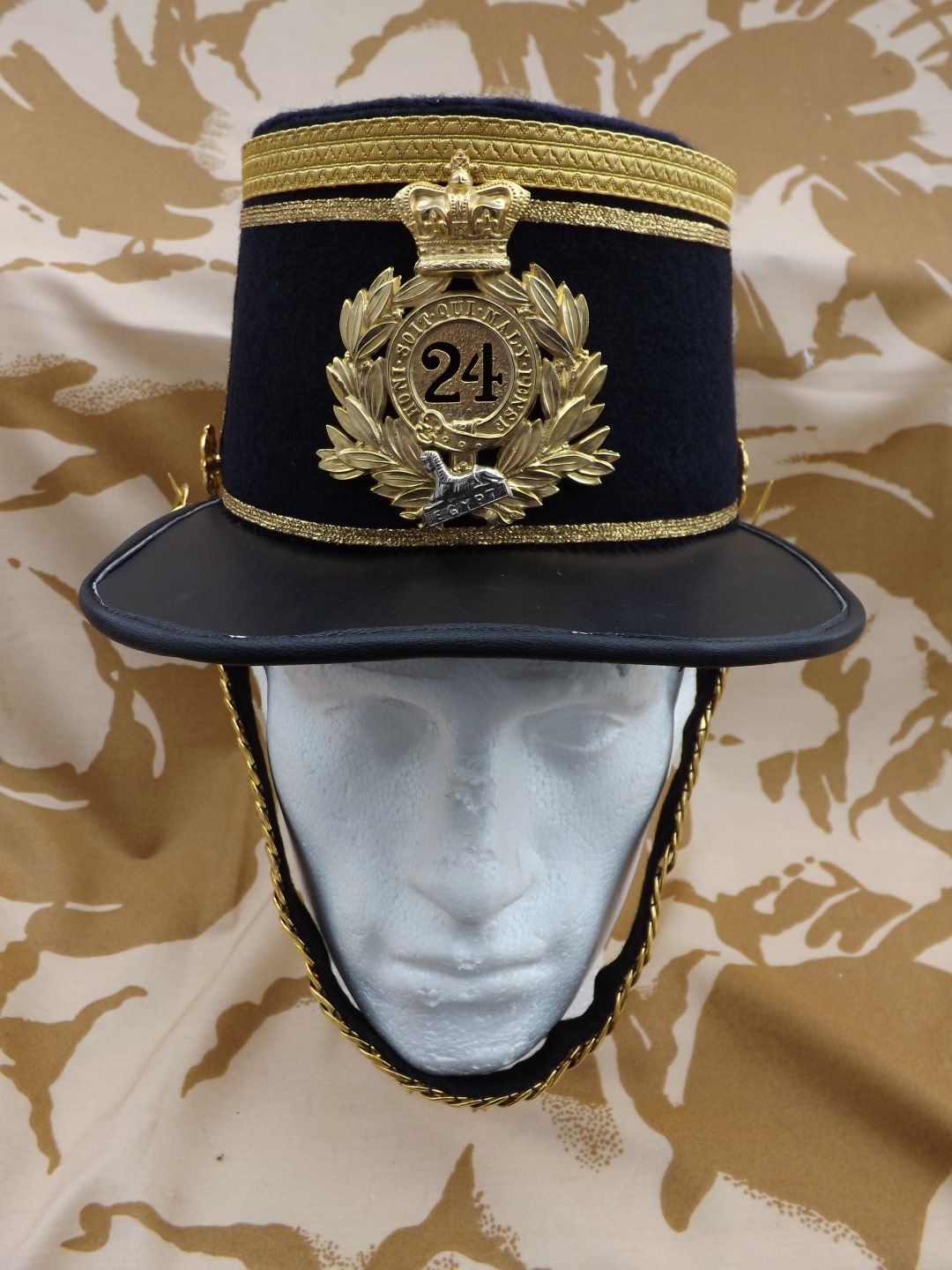 1868 Last Pattern Shako Maj 003.JPG